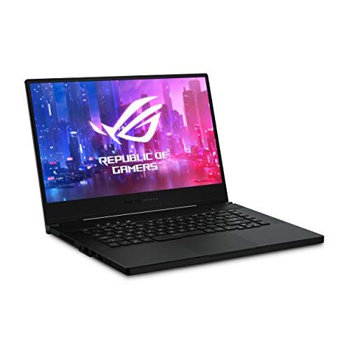 아수스 ASUS ROG Zephyrus S Thin and Portable (2019) Gaming Laptop, 15.6” 240Hz G-SYNC FHD IPS, GeForce RTX 2070, i7-9750H, 16GB DDR4 RAM, 1TB PCIe Hyper Drive SSD, Per-Key RGB, Windows 10