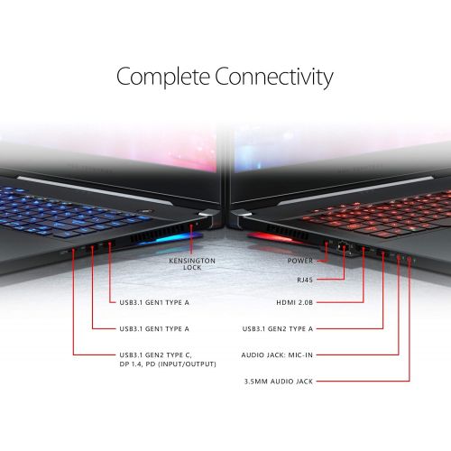 아수스 ASUS ROG Zephyrus S Thin and Portable (2019) Gaming Laptop, 15.6” 240Hz G-SYNC FHD IPS, GeForce RTX 2070, i7-9750H, 16GB DDR4 RAM, 1TB PCIe Hyper Drive SSD, Per-Key RGB, Windows 10