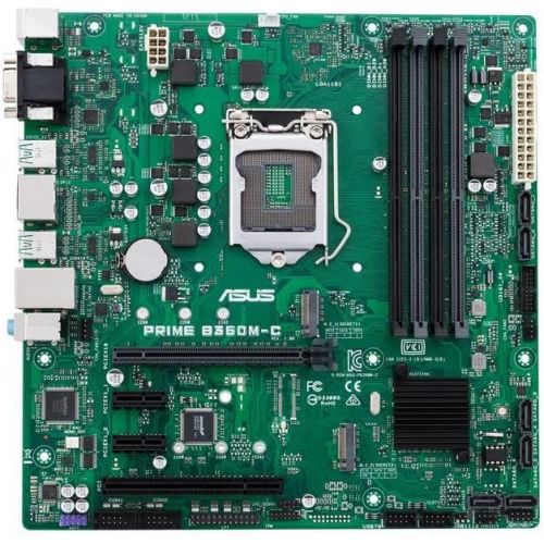아수스 ASUS Prime B360M-C/CSM LGA1151 (300 Series) DDR4 DP HDMI VGA M.2 mATX Motherboard