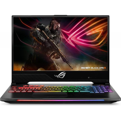 아수스 Asus ROG Strix Hero II Gaming Laptop, 15.6” 144Hz IPS Type, NVIDIA GeForce GTX 1060 6GB GDDR5, Intel Core i7-8750H Processor, 16GB DDR4, 256GB Pcie SSD + 1TB Hdd, RGB, Windows 10 H