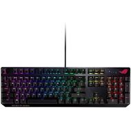 Asus ROG Strix Scope RGB Mechanical Gaming Keyboard with Cherry MX Red Switches, Aura Sync RGB Lighting, Quick-Toggle Shortcut, 2X Wider Ergonomic Ctrl Key for Greater FPS Precisio