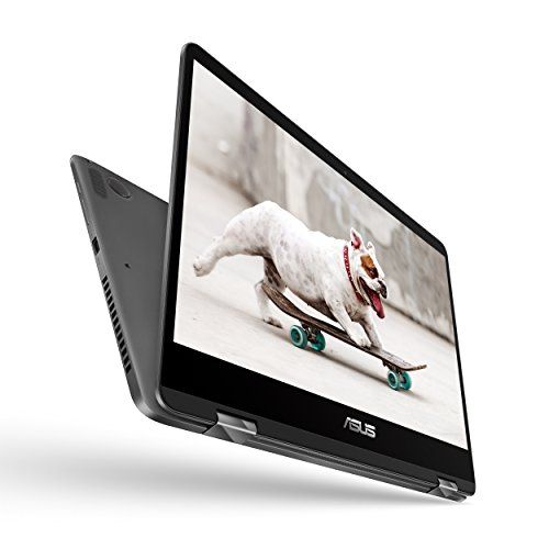 아수스 ASUS ZenBook Flip 14 Ultra Slim Convertible Laptop, 14” Full HD WideView, 8th Gen Intel Core i7-8565U, 16GB RAM, 512GB PCIe SSD, GeForce MX150, Windows 10, UX461FN-DH74T