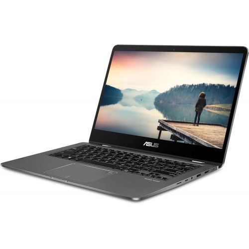 아수스 ASUS ZenBook Flip 14 Ultra Slim Convertible Laptop, 14” Full HD WideView, 8th Gen Intel Core i7-8565U, 16GB RAM, 512GB PCIe SSD, GeForce MX150, Windows 10, UX461FN-DH74T