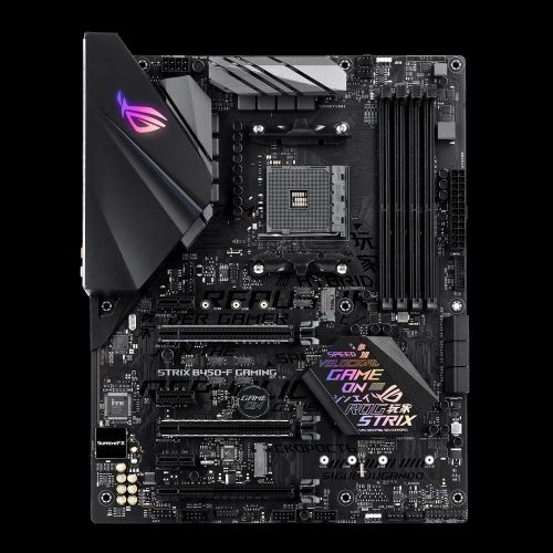 아수스 ASUS ROG Strix B450-F Gaming Motherboard (ATX) AMD Ryzen 2 AM4 DDR4 DP HDMI M.2 USB 3.1 Gen2 B450