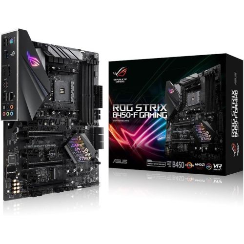 아수스 ASUS ROG Strix B450-F Gaming Motherboard (ATX) AMD Ryzen 2 AM4 DDR4 DP HDMI M.2 USB 3.1 Gen2 B450