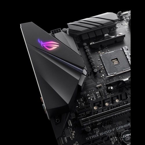 아수스 ASUS ROG Strix B450-F Gaming Motherboard (ATX) AMD Ryzen 2 AM4 DDR4 DP HDMI M.2 USB 3.1 Gen2 B450