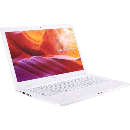 아수스 2019 ASUS ImagineBook MJ401TA Laptop Computer| Intel Core m3-8100Y up to 3.4GHz| 4GB Memory, 128GB SSD| 14 FHD, Intel UHD Graphics 615| 802.11AC WiFi, USB Type-C, HDMI, Textured Wh