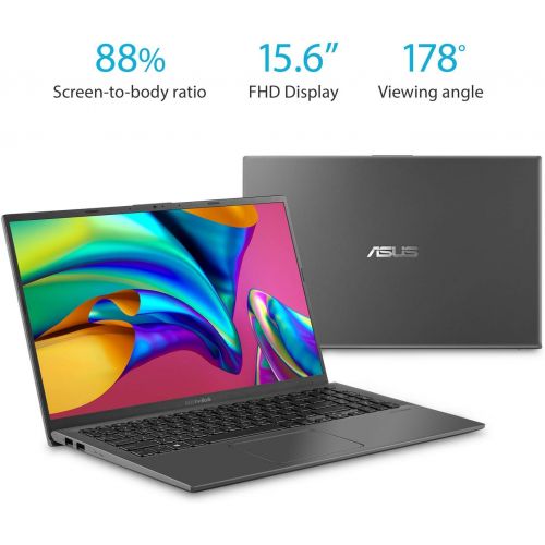 아수스 2020 ASUS VivoBook 15 15.6 Inch FHD 1080P Laptop (AMD Ryzen 3 3200U up to 3.5GHz, 16GB DDR4 RAM, 512GB SSD, AMD Radeon Vega 3, Backlit Keyboard, FP Reader, WiFi, Bluetooth, HDMI, W