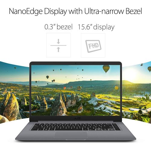 아수스 2019 ASUS VivoBook F510QA 15.6” WideView FHD Laptop Computer, AMD Quad-Core A12-9720P up to 3.6GHz, 4GB DDR4 RAM, 128GB SSD , USB 3.0, 802.11ac WiFi, HDMI, Windows 10