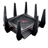 ASUS Gaming Router Tri-band WiFi (Up to 5334 Mbps) for VR & 4K streaming, 1.8GHz Quad-Core processor, Gaming Port, Whole Home Mesh System, & AiProtection network with 8 x Gigabit L