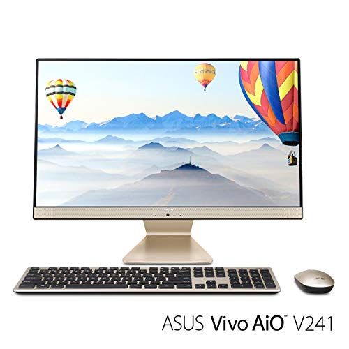 아수스 ASUS Vivo AIO All-in-One Desktop PC, 23.8” Full HD Touch Display, Intel Core i5 Processor, 8GB DDR4 RAM, 128GB SSD + 1TB HDD, Windows 10, V241FA-DS501T