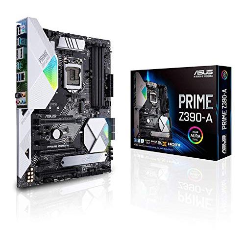 아수스 ASUS Prime Z390-A Motherboard LGA1151 (Intel 8th and 9th Gen) ATX DDR4 DP HDMI M.2 USB 3.1 Gen2 Gigabit LAN