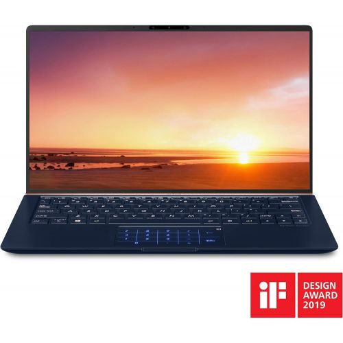 아수스 ASUS ZenBook 13 Ultra Slim Laptop, 13.3” FHD WideView, 8th-Gen Intel Core i7-8565U CPU, 16GB RAM, 512GB PCIe SSD, Backlit KB, NumberPad, Military Grade, TPM, Windows 10 Pro, UX333F