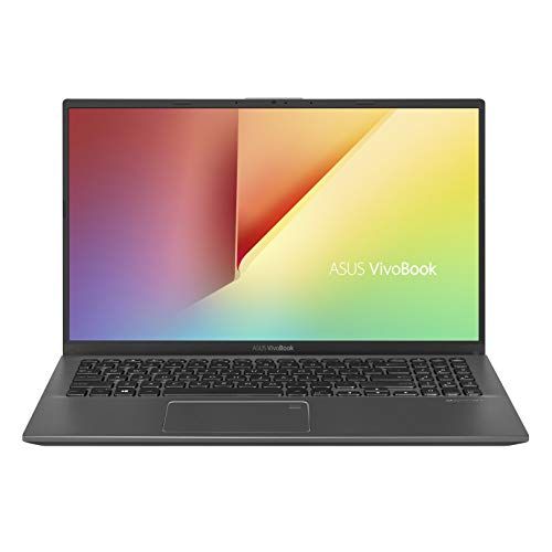 아수스 ASUS VivoBook 15 Thin and Light Laptop, 15.6” FHD, Intel Core i3-8145U CPU, 8GB RAM, 128GB SSD, Windows 10 in S Mode, F512FA-AB34, Slate Gray
