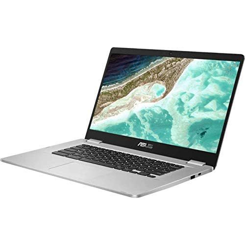 아수스 ASUS 15.6 C523NA Chromebook Intel Celeron N3350 1080p Model C523NA IH44F, 4GB DDR4 RAM, 64GB eMMC, Chrome OS, Bundle with Sleeve