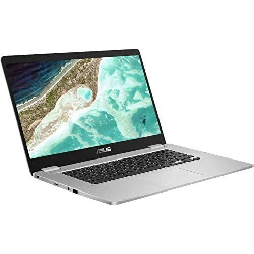 아수스 ASUS 15.6 C523NA Chromebook Intel Celeron N3350 1080p Model C523NA IH44F, 4GB DDR4 RAM, 64GB eMMC, Chrome OS, Bundle with Sleeve