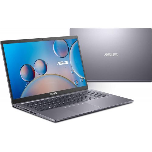 아수스 ASUS VivoBook 15 F515 Thin and Light Laptop, 15.6” FHD Display, Intel Core i3 1005G1 Processor, 4GB DDR4 RAM, 128GB PCIe SSD, Fingerprint Reader, Windows 10 Home in S Mode, Slate G