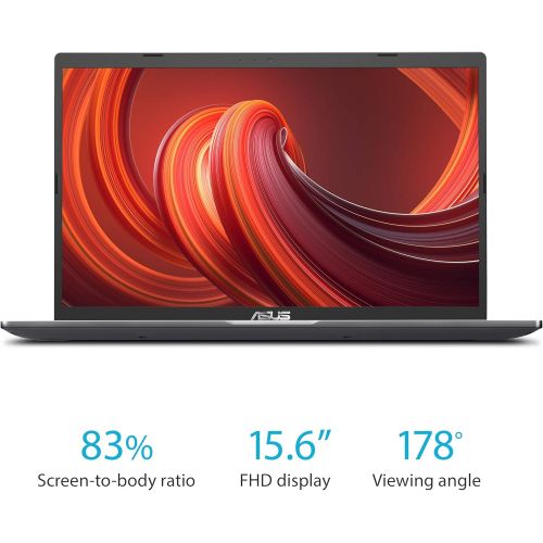 아수스 ASUS VivoBook 15 F515 Thin and Light Laptop, 15.6” FHD Display, Intel Core i3 1005G1 Processor, 4GB DDR4 RAM, 128GB PCIe SSD, Fingerprint Reader, Windows 10 Home in S Mode, Slate G