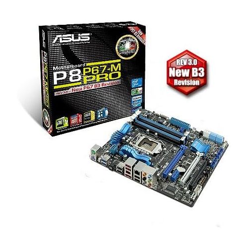 아수스 ASUS Motherboard P8P67 M Pro Skt 1155 P67 B3