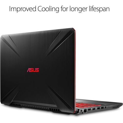 아수스 2019 Asus TUF 15.6 FHD VR Ready Gaming Laptop Computer, 8th Gen Intel Hexa Core i7 8750H up to 4.10GHz, 8GB DDR4 RAM, 256GB SSD, GTX 1050 Ti, 802.11ac WiFi, Bluetooth 5.0, USB 3.0,