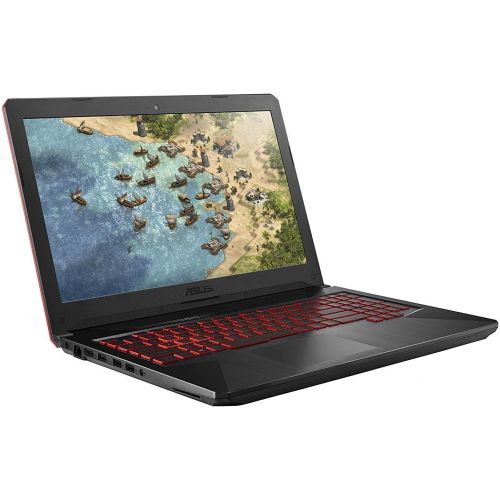 아수스 2019 Asus TUF 15.6 FHD VR Ready Gaming Laptop Computer, 8th Gen Intel Hexa Core i7 8750H up to 4.10GHz, 8GB DDR4 RAM, 256GB SSD, GTX 1050 Ti, 802.11ac WiFi, Bluetooth 5.0, USB 3.0,