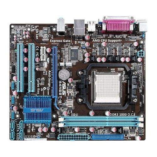 아수스 ASUS M4N68T M AM3 GF7025 DDR3 Anti Surge Protection uATX Motherboard