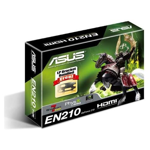 아수스 ASUS Geforce 210 PCI E 2.0 512 MB DDR2 Low Profile Graphics Card EN210/DI/512MD2 (LP)