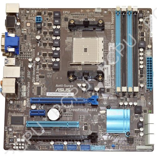 아수스 Asus CM1740 AMD Desktop Motherboard sFM1, 61 MIBGK2 04, F1A75 M/CM1740/DP_MB, 61 PA01R0 A07, 90 MIBGK2 G0XB