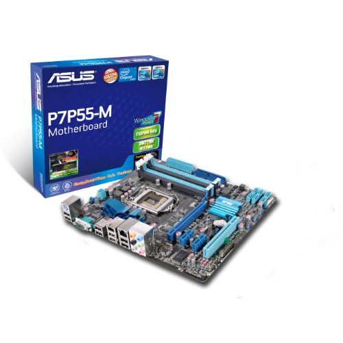 아수스 ASUS P7P55 M LGA 1156 P55 DDR3 1394 uATX Motherboard