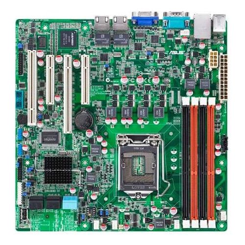 아수스 Asus P8B M Socket 1155/ Intel C204/ DDR3/ V&2GbE/ MATX Server Motherboard