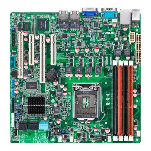 아수스 Asus P8B M Socket 1155/ Intel C204/ DDR3/ V&2GbE/ MATX Server Motherboard