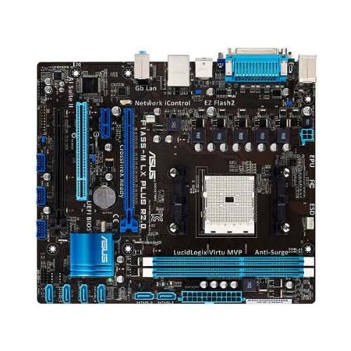 아수스 ASUS F1A55 M LX PLUS R2.0 FM1 AMD A55 (Hudson D2) Micro ATX AMD Motherboard