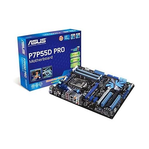 아수스 ASUS P7P55D PRO Intel P55 Quad SLI/Quad CrossFireX Socket 1156 ATX Motherboard w/Audio, eSATA, Gigabit LAN & RAID