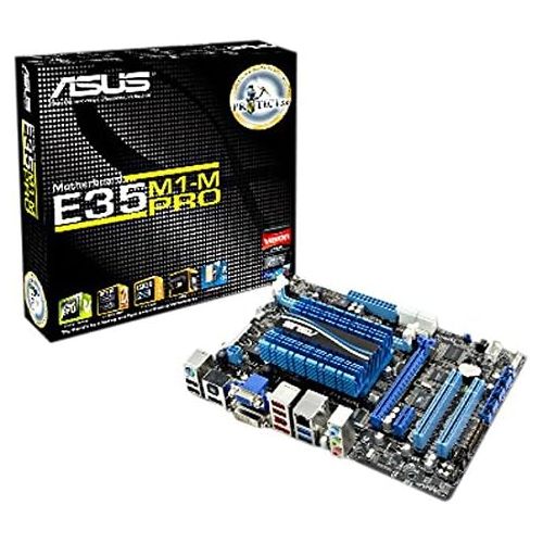 아수스 ASUS AMD Zacate E350/Hudson M1/SATA3&USB3.0/A&V&GbE/Micro ATX Motherboard s E35M1 M PRO