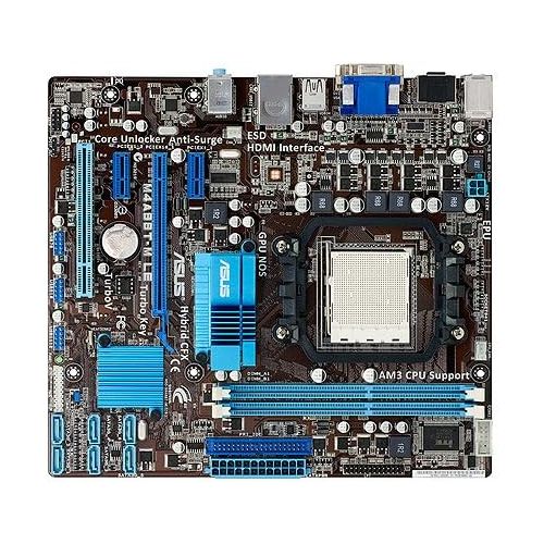 아수스 ASUS Socket AM3/AMD 880G/Hybrid CrossFireX/A&V&GbE/Micro ATX Motherboard s M4A88T M LE