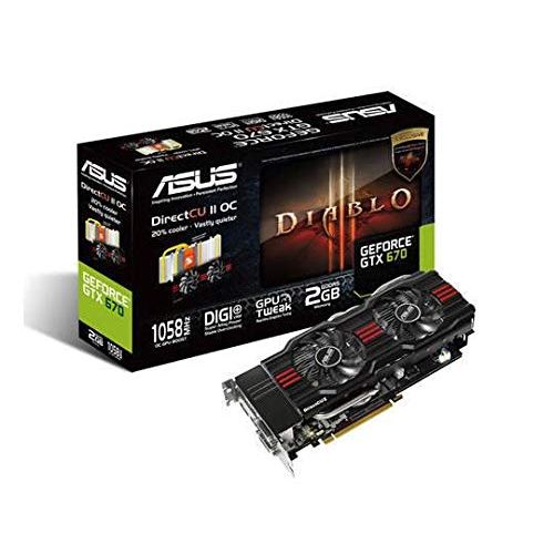 아수스 ASUS 2 GB GDDR5 Graphics Card GTX670 DC2OG 2GD5