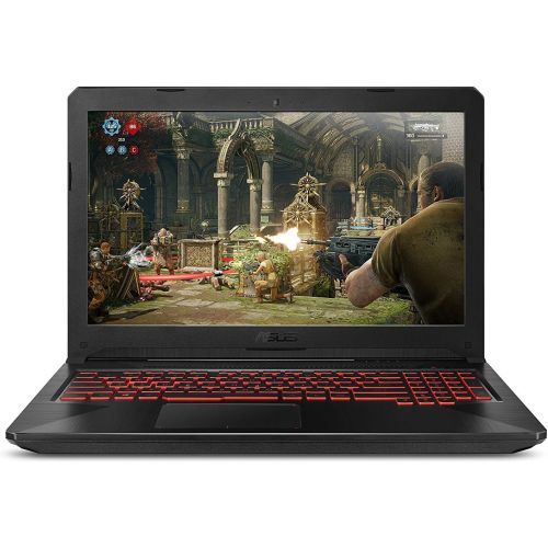 아수스 ASUS TUF FX504 Gaming Laptop 15.6” Full HD IPS display, i5 8300H (up to 3.9GHz), 16GB 2666Mhz DDR4, 256GB SSD + 2TB Firecuda Gaming SSHD, GeForce GTX 1050 4GB, Red backlit keyboard