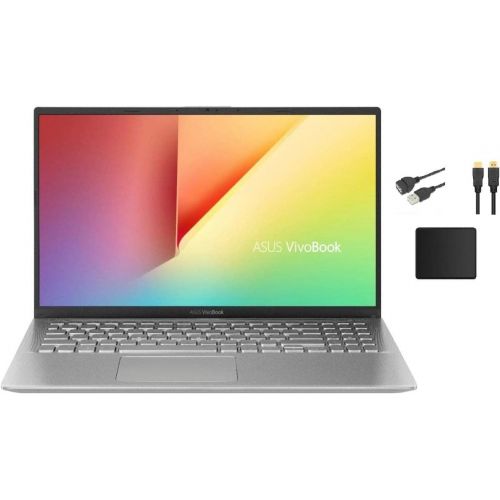 아수스 2020 Asus Vivobook 15.6 inch FHD Display Laptop Bundle Accessory AMD Ryzen 5 3500U 8GB RAM 1TB SSD AMD Radeon Vega 8 Windows 10 Home Silver