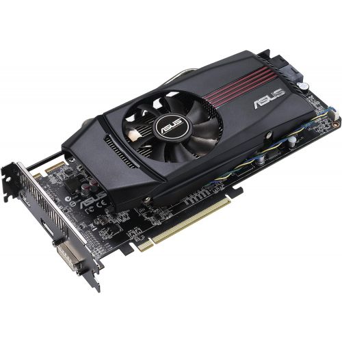 아수스 ASUS ATI Radeon HD 5850 1 GB 256 bit GDDR5 DVI/HDMI/DisplayPort CrossFireX Support PCI Express 2.1 x16 Video Card EAH5850 DIRECTCU/2DIS/1GD5