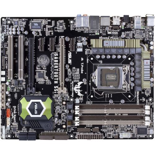 아수스 ASUS Sabertooth 55i LGA 1156 Intel P55 DDR3 TUF Series ATX Motherboard