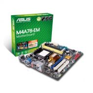 ASUS M4A78 EM Desktop Board AMD 780G HyperTransport Technology AM3 2600 MHz FSB 16 GB DDR2 SDRAM DDR2 1066/PC2 8500, DDR2 800/PC2 6400, DDR2 667/PC2 5300 CrossFireX