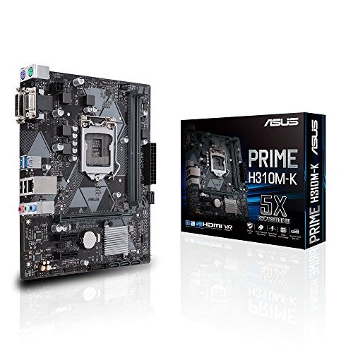 아수스 Asus Prime H310M K Intel_ H310 LGA 1151 (Socket H4) Micro ATX