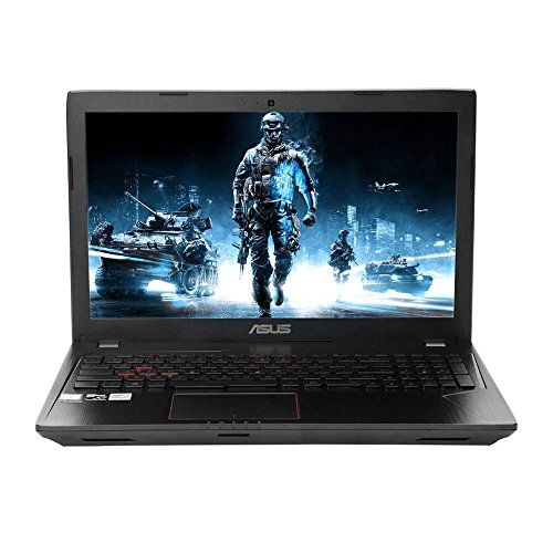 아수스 Asus FX53VD 15.6 FHD Gaming Laptop Computer, Intel Quad Core i7 7700HQ up to 3.80GHz, 8GB DDR4, 256GB SSD, NVIDIA GeForce GTX 1050 2GB, 802.11ac, HDMI, Bluetooth, USB 3.0, Windows