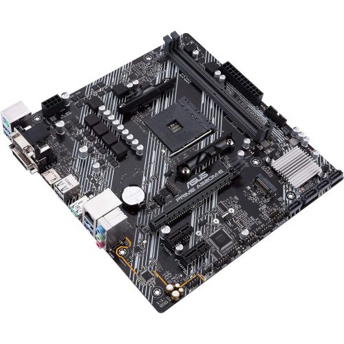 아수스 Asustek Computer Prime A520M E AMD A520 (Ryzen AM4) Micro ATX Motherboard with M.2 Support, 1 Gb Ethernet, HDMI/DVI/D Sub, SATA 6 Gbps, USB 3.2 Gen 2 Type A