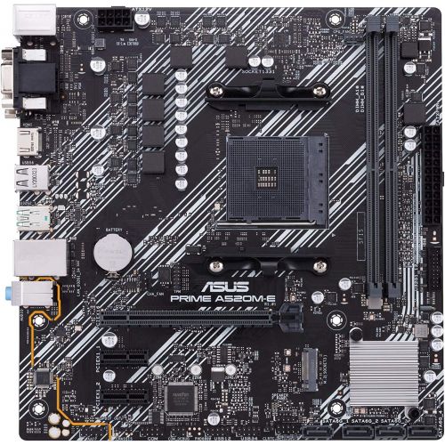 아수스 Asustek Computer Prime A520M E AMD A520 (Ryzen AM4) Micro ATX Motherboard with M.2 Support, 1 Gb Ethernet, HDMI/DVI/D Sub, SATA 6 Gbps, USB 3.2 Gen 2 Type A