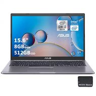 ASUS VivoBook Thin and Light Laptop 15.6 FHD Display 10th Gen Intel Core i3 1005G1 8GB DDR4 RAM, 512GB PCIE SSD, Backlit, Bundled with Sleeve, Fingerprint, Windows 10 Home S, Grey