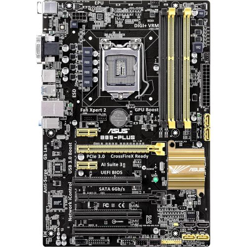 아수스 Asus Desktop Motherboard Intel B85 Express Chipset Socket H3 LGA 1150 B85 PLUS