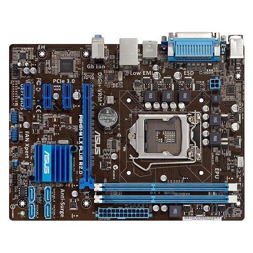 아수스 ASUS P8H61 M LX PLUS R2.0 LGA 1155 Intel H61 Micro ATX Intel Motherboard