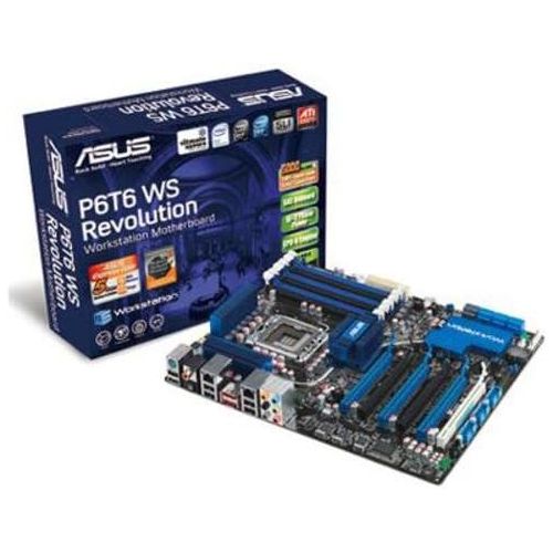 아수스 Asus P6T6 WS Revolution Core i7 / Intel X58/ DDR3/ CrossFireX & 3 Way SLI/A&2GL/ ATX Motherboard