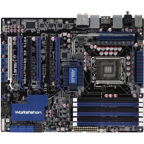 아수스 Asus P6T6 WS Revolution Core i7 / Intel X58/ DDR3/ CrossFireX & 3 Way SLI/A&2GL/ ATX Motherboard